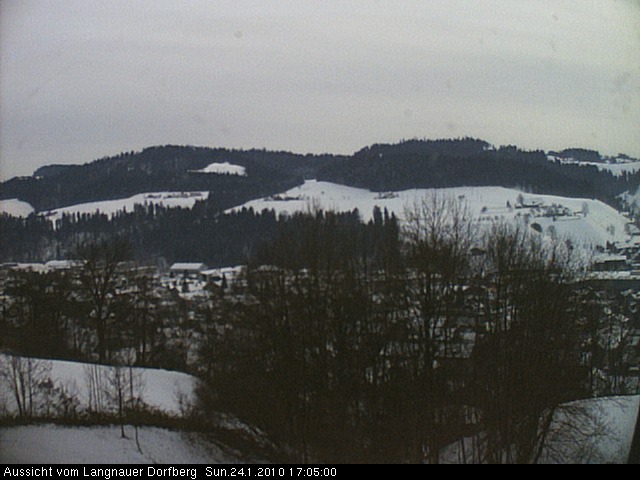 Webcam-Bild: Aussicht vom Dorfberg in Langnau 20100124-170500