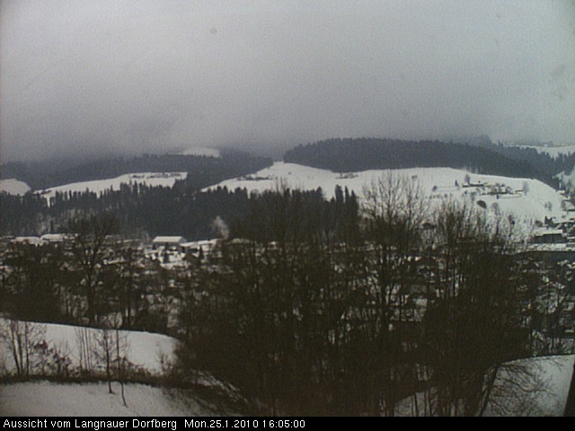 Webcam-Bild: Aussicht vom Dorfberg in Langnau 20100125-160500