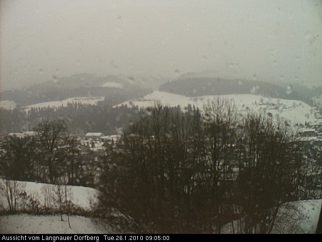 Webcam-Bild: Aussicht vom Dorfberg in Langnau 20100126-090500