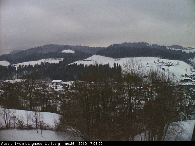 Webcam-Bild: Aussicht vom Dorfberg in Langnau 20100126-170500