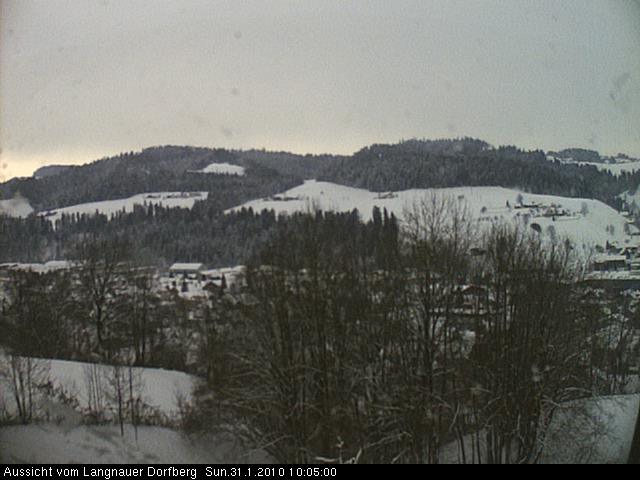 Webcam-Bild: Aussicht vom Dorfberg in Langnau 20100131-100500