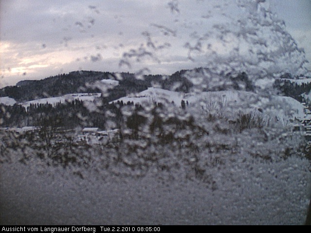 Webcam-Bild: Aussicht vom Dorfberg in Langnau 20100202-080500