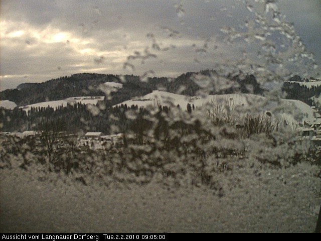 Webcam-Bild: Aussicht vom Dorfberg in Langnau 20100202-090500