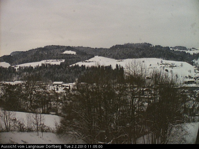 Webcam-Bild: Aussicht vom Dorfberg in Langnau 20100202-110500