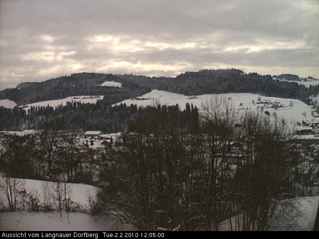 Webcam-Bild: Aussicht vom Dorfberg in Langnau 20100202-120500