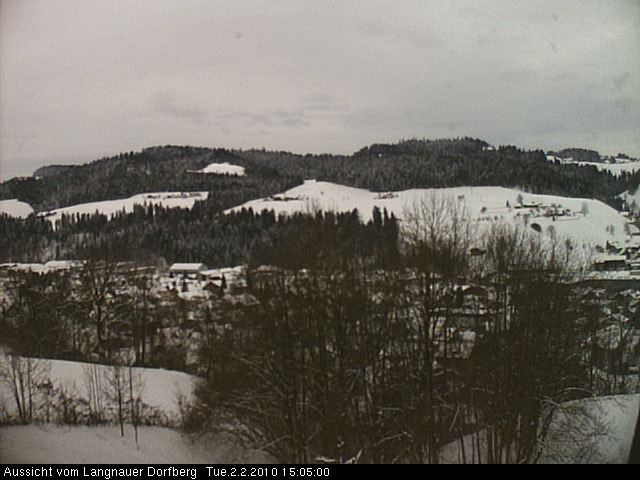 Webcam-Bild: Aussicht vom Dorfberg in Langnau 20100202-150500