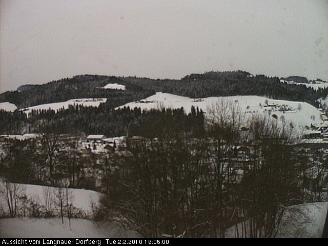 Webcam-Bild: Aussicht vom Dorfberg in Langnau 20100202-160500