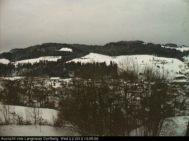 Webcam-Bild: Aussicht vom Dorfberg in Langnau 20100203-100500