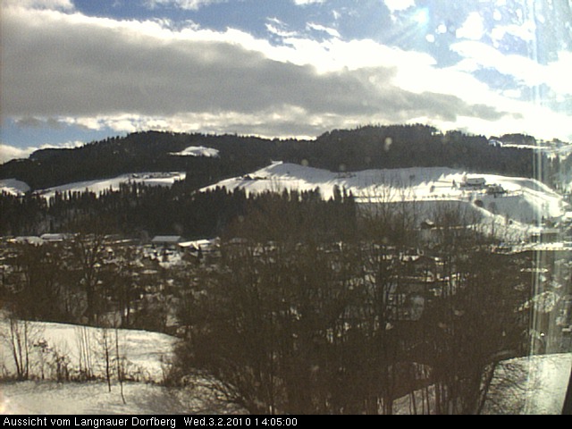 Webcam-Bild: Aussicht vom Dorfberg in Langnau 20100203-140500