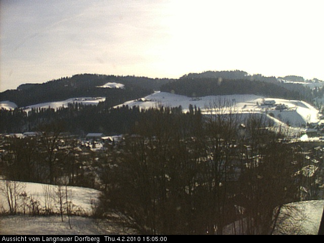 Webcam-Bild: Aussicht vom Dorfberg in Langnau 20100204-150500