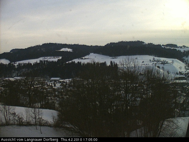 Webcam-Bild: Aussicht vom Dorfberg in Langnau 20100204-170500