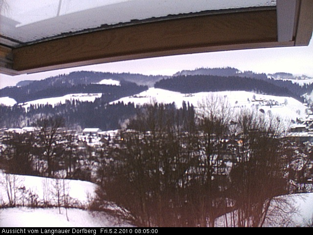Webcam-Bild: Aussicht vom Dorfberg in Langnau 20100205-080500