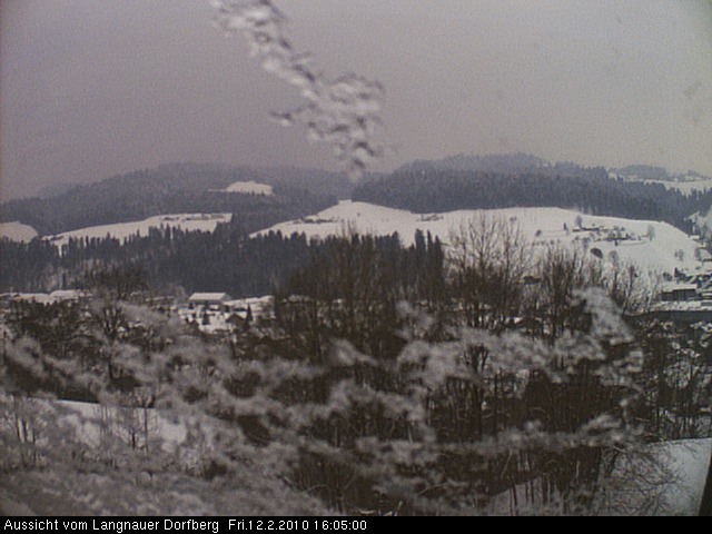 Webcam-Bild: Aussicht vom Dorfberg in Langnau 20100212-160500