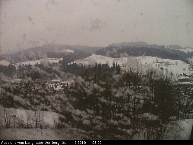 Webcam-Bild: Aussicht vom Dorfberg in Langnau 20100214-110500