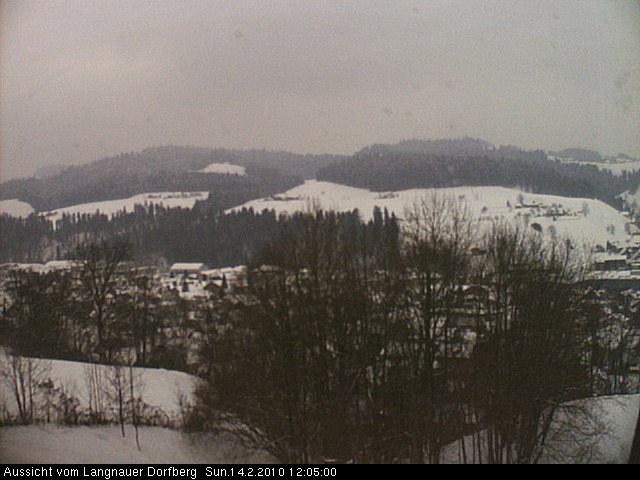 Webcam-Bild: Aussicht vom Dorfberg in Langnau 20100214-120500