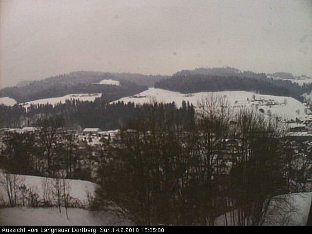 Webcam-Bild: Aussicht vom Dorfberg in Langnau 20100214-150500