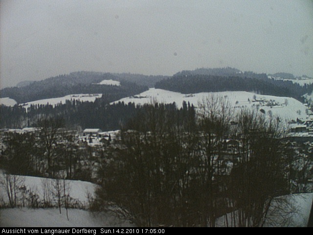 Webcam-Bild: Aussicht vom Dorfberg in Langnau 20100214-170500