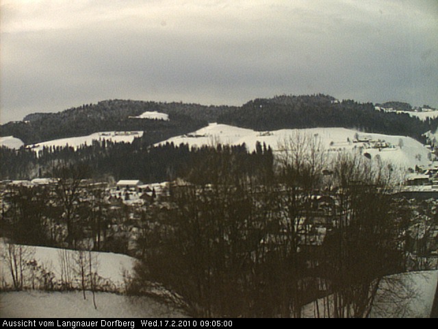Webcam-Bild: Aussicht vom Dorfberg in Langnau 20100217-090500