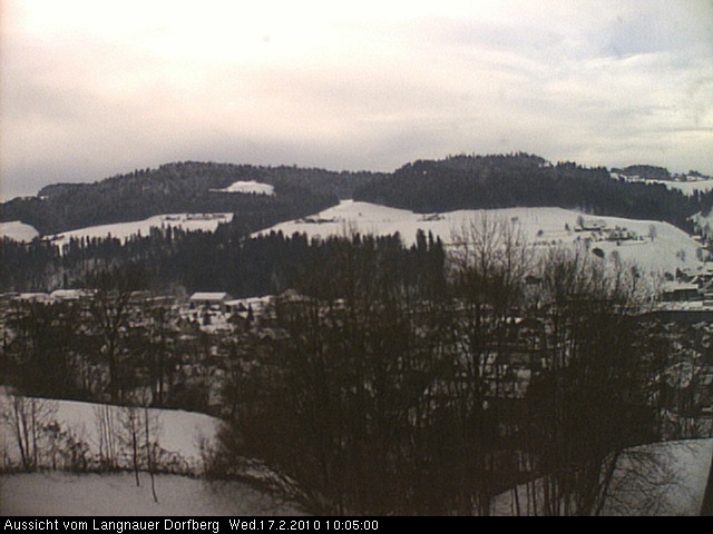 Webcam-Bild: Aussicht vom Dorfberg in Langnau 20100217-100500