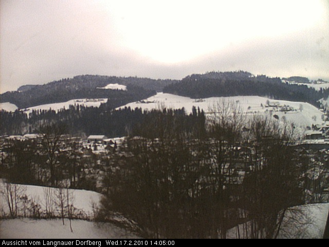 Webcam-Bild: Aussicht vom Dorfberg in Langnau 20100217-140500