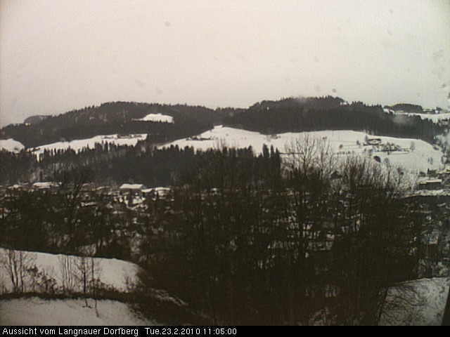 Webcam-Bild: Aussicht vom Dorfberg in Langnau 20100223-110500