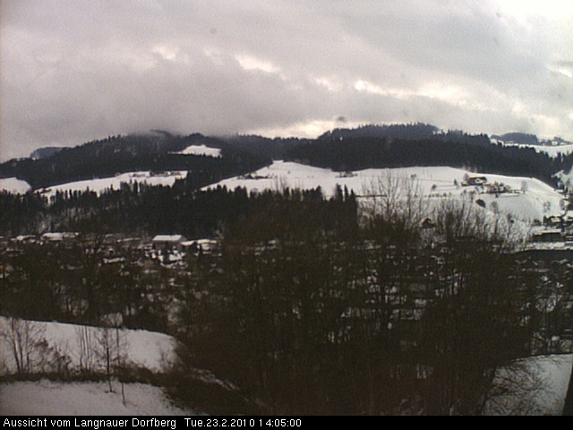 Webcam-Bild: Aussicht vom Dorfberg in Langnau 20100223-140500