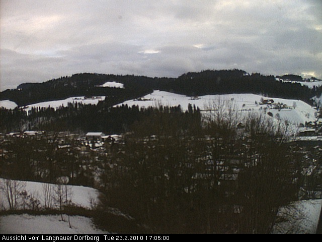Webcam-Bild: Aussicht vom Dorfberg in Langnau 20100223-170500