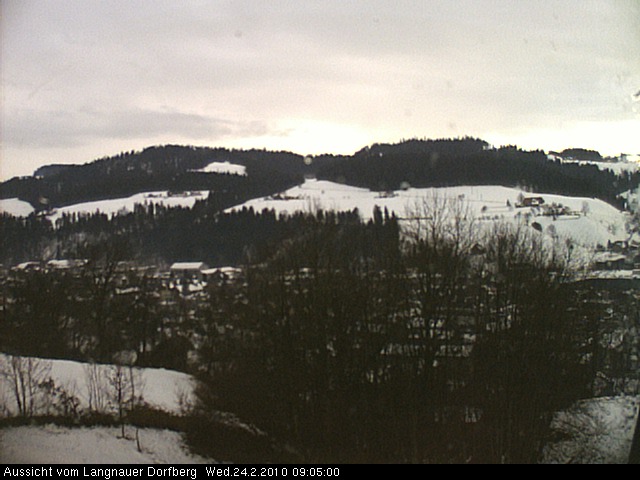 Webcam-Bild: Aussicht vom Dorfberg in Langnau 20100224-090500