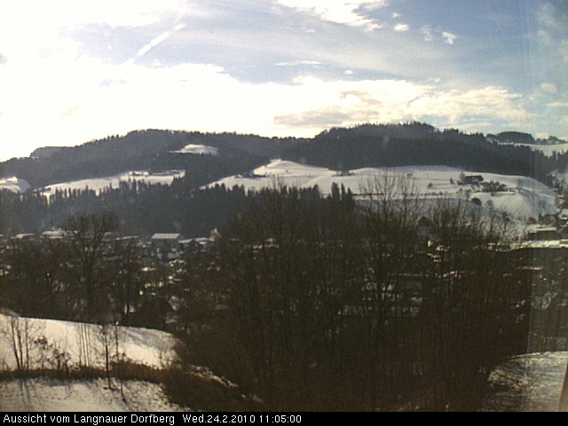 Webcam-Bild: Aussicht vom Dorfberg in Langnau 20100224-110500