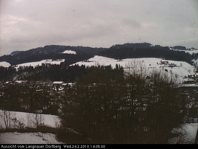 Webcam-Bild: Aussicht vom Dorfberg in Langnau 20100224-140500