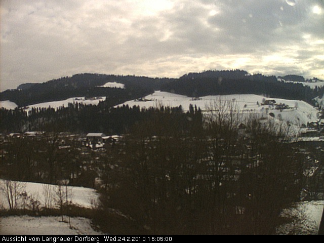 Webcam-Bild: Aussicht vom Dorfberg in Langnau 20100224-150500