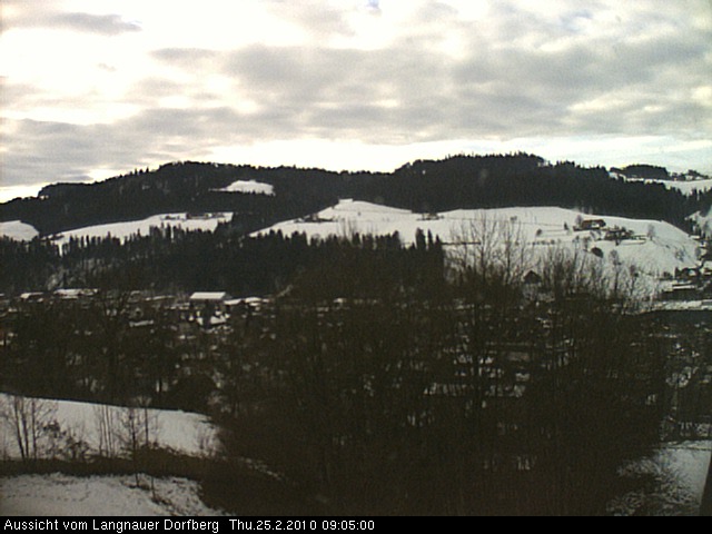 Webcam-Bild: Aussicht vom Dorfberg in Langnau 20100225-090500