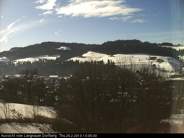 Webcam-Bild: Aussicht vom Dorfberg in Langnau 20100225-100500