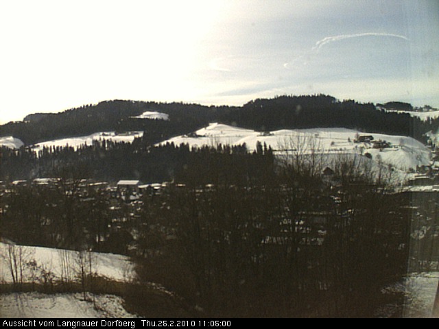 Webcam-Bild: Aussicht vom Dorfberg in Langnau 20100225-110500