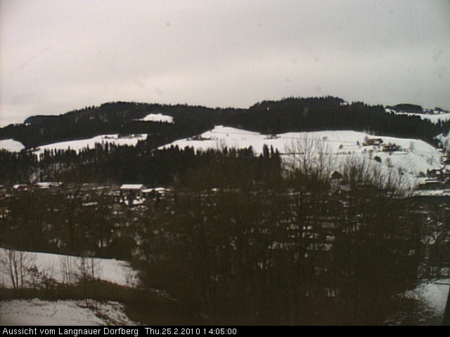 Webcam-Bild: Aussicht vom Dorfberg in Langnau 20100225-140500