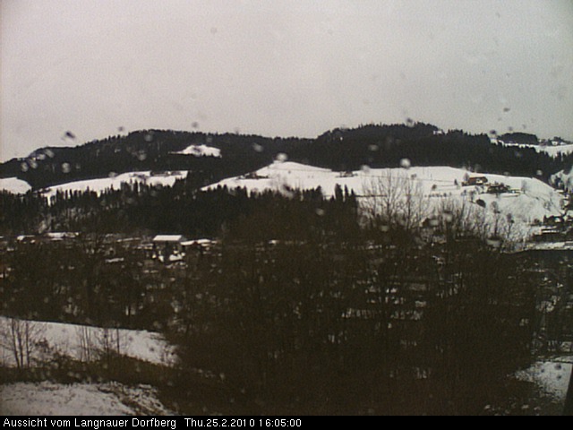 Webcam-Bild: Aussicht vom Dorfberg in Langnau 20100225-160500