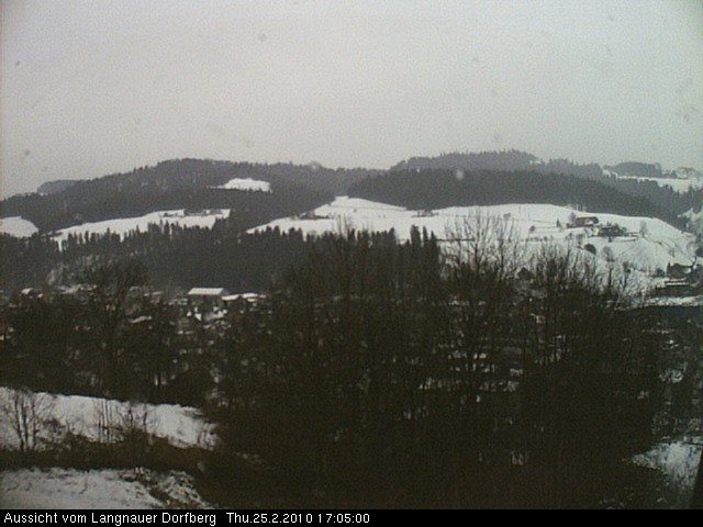 Webcam-Bild: Aussicht vom Dorfberg in Langnau 20100225-170500