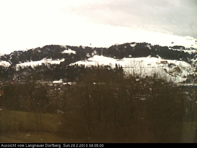 Webcam-Bild: Aussicht vom Dorfberg in Langnau 20100228-080500