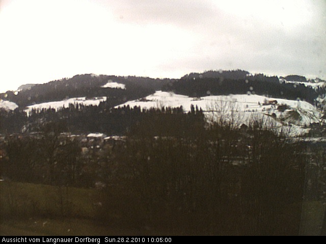 Webcam-Bild: Aussicht vom Dorfberg in Langnau 20100228-100500