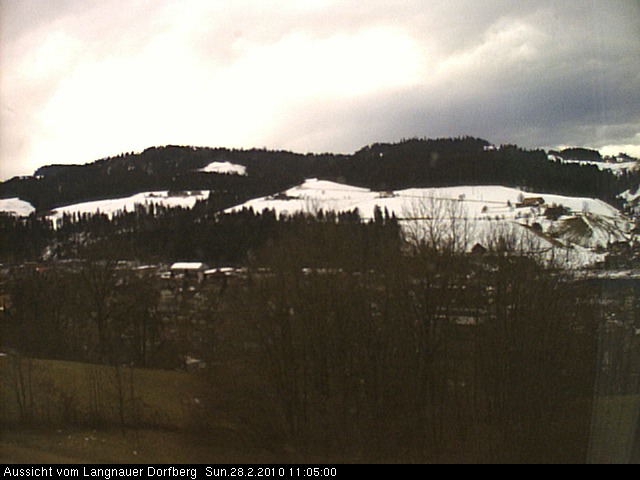 Webcam-Bild: Aussicht vom Dorfberg in Langnau 20100228-110500