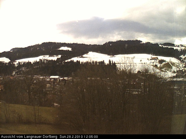 Webcam-Bild: Aussicht vom Dorfberg in Langnau 20100228-120500