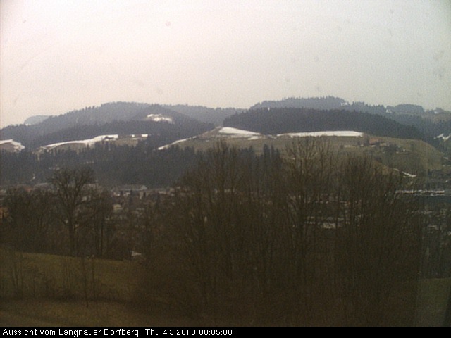 Webcam-Bild: Aussicht vom Dorfberg in Langnau 20100304-080500