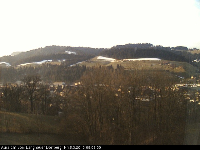 Webcam-Bild: Aussicht vom Dorfberg in Langnau 20100305-080500