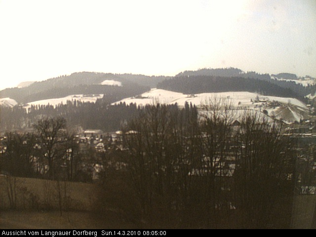 Webcam-Bild: Aussicht vom Dorfberg in Langnau 20100314-080500