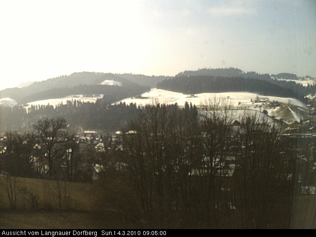 Webcam-Bild: Aussicht vom Dorfberg in Langnau 20100314-090500