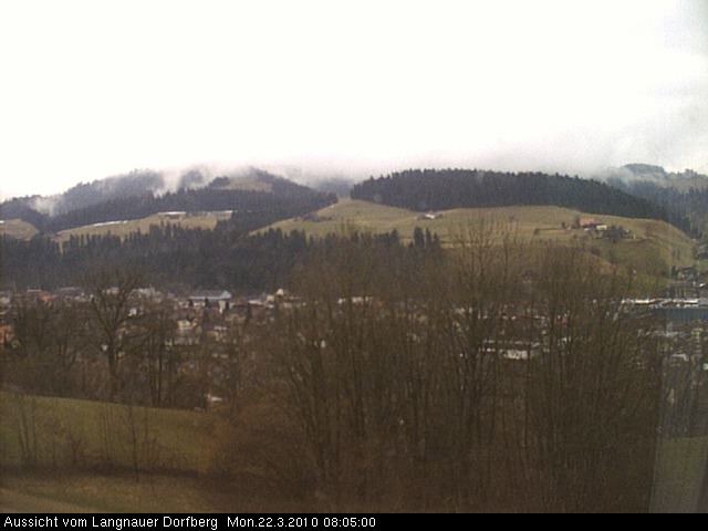 Webcam-Bild: Aussicht vom Dorfberg in Langnau 20100322-080500