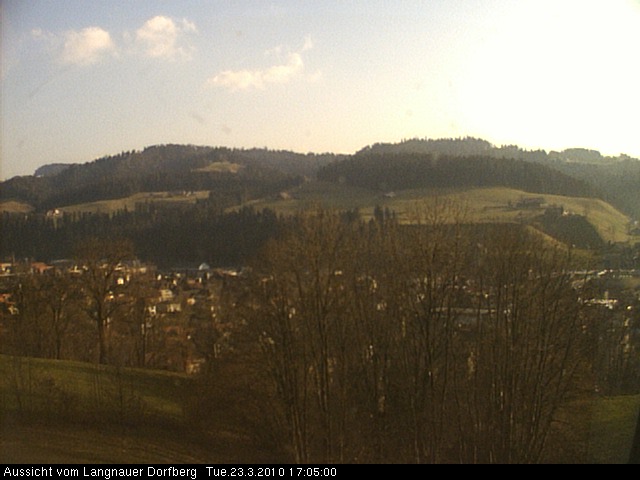 Webcam-Bild: Aussicht vom Dorfberg in Langnau 20100323-170500