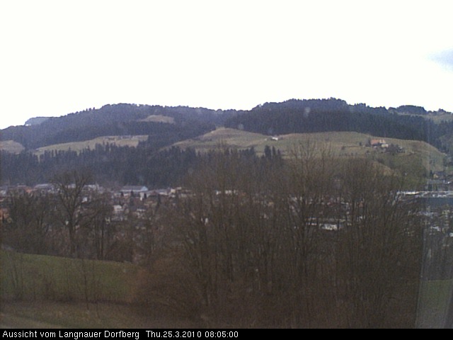 Webcam-Bild: Aussicht vom Dorfberg in Langnau 20100325-080500