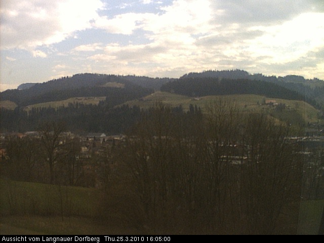 Webcam-Bild: Aussicht vom Dorfberg in Langnau 20100325-160500