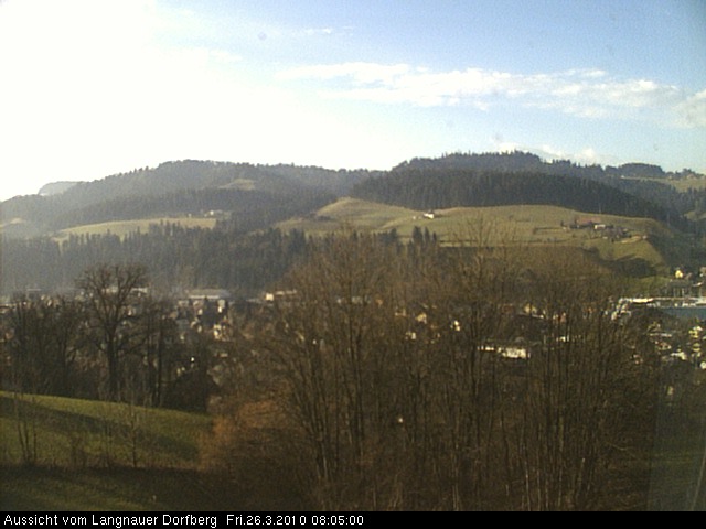 Webcam-Bild: Aussicht vom Dorfberg in Langnau 20100326-080500
